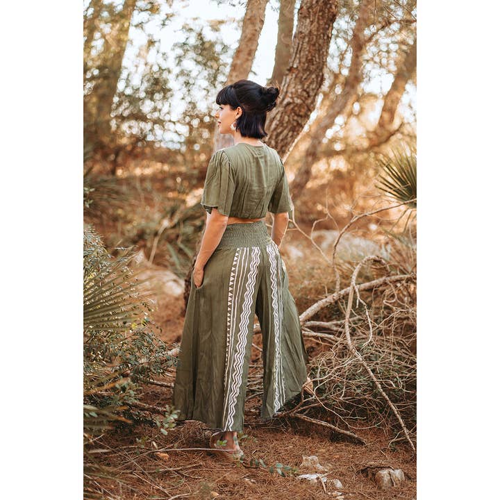 Green Isla Bonita By SIGRIS Bora Bora Pants for wholesale on Faire1