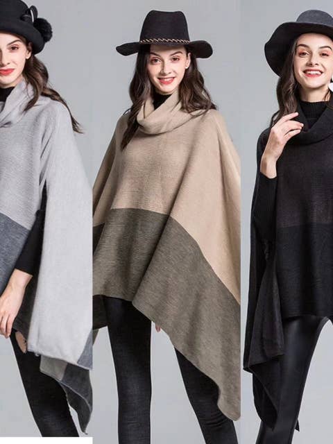 Pretty Persuasions - Wholesale Poncho - Women's - CP23102 Milan Walk Poncho3