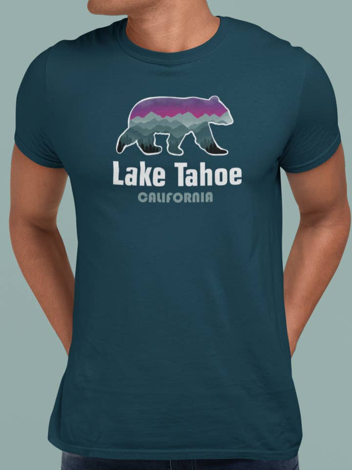 Lake Tahoe Tee for wholesale by Wander West Threads