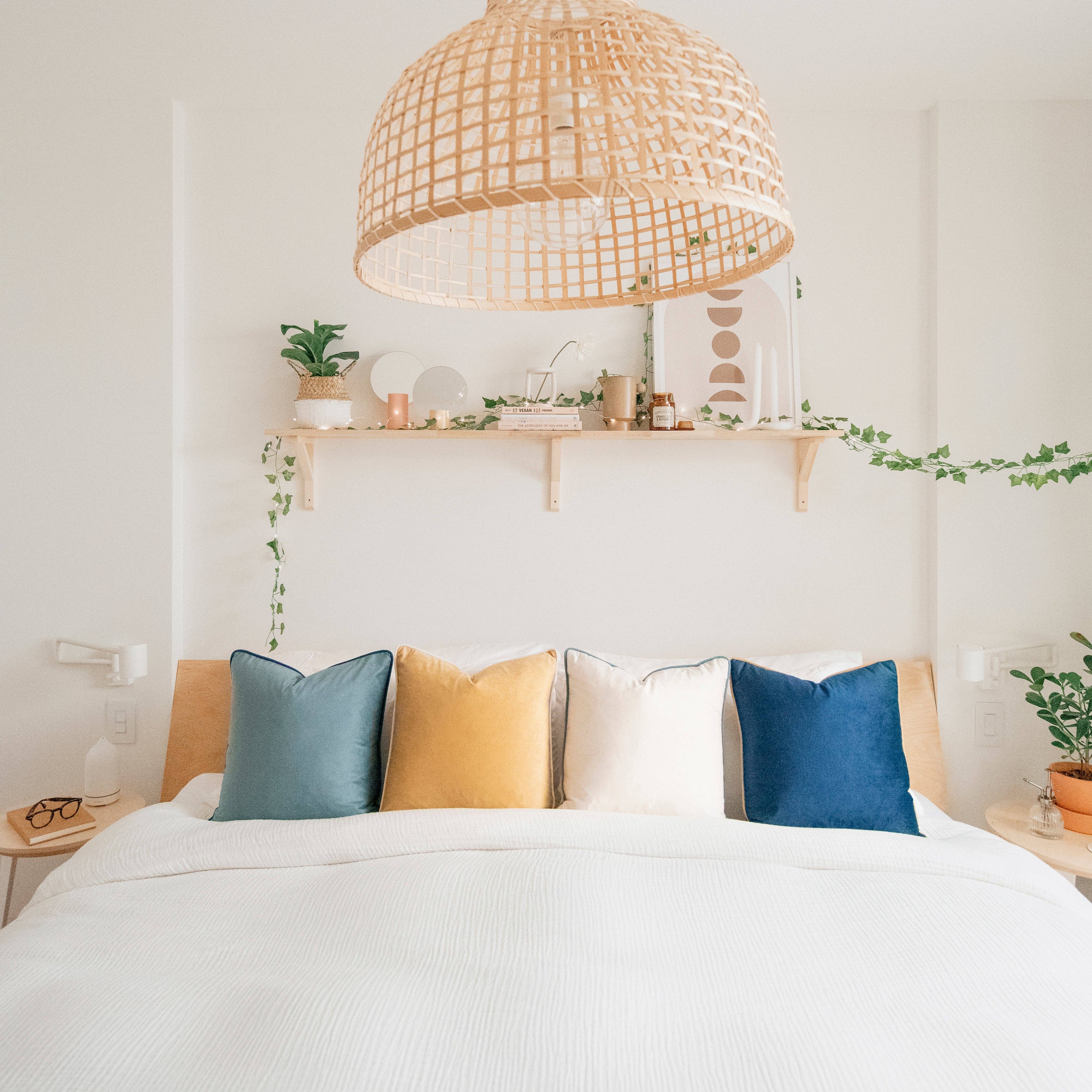 Monday Moose - Wholesale Throw/Decorative Pillow - Monteverde Pillow Covers (4-Pack) - Blue/Beige8