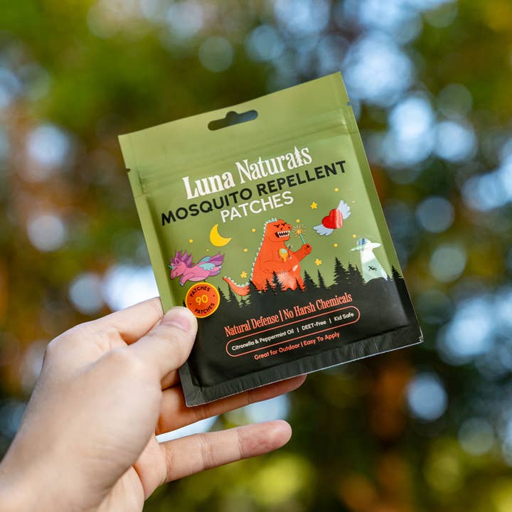 Luna Naturals - Wholesale Insect Repellent - Kids Mosquito Repellent Patches | Fresh & Herbal | 90 Pack