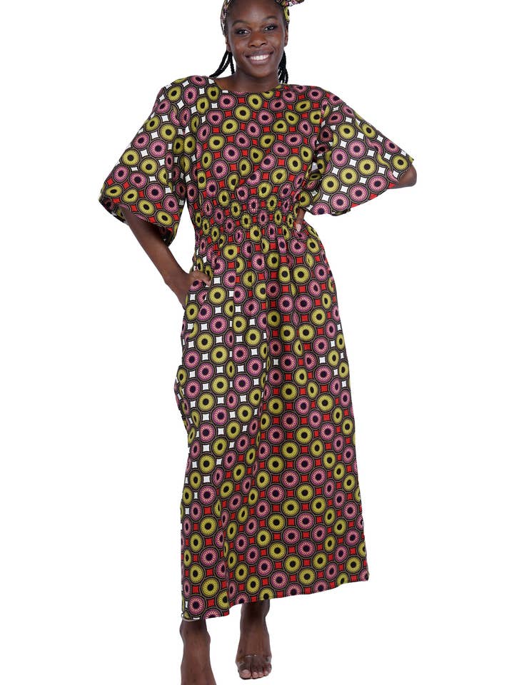 Satsuma Wholesale - Wholesale Dress - Women's - Long Maxi Dress Bell Sleeves