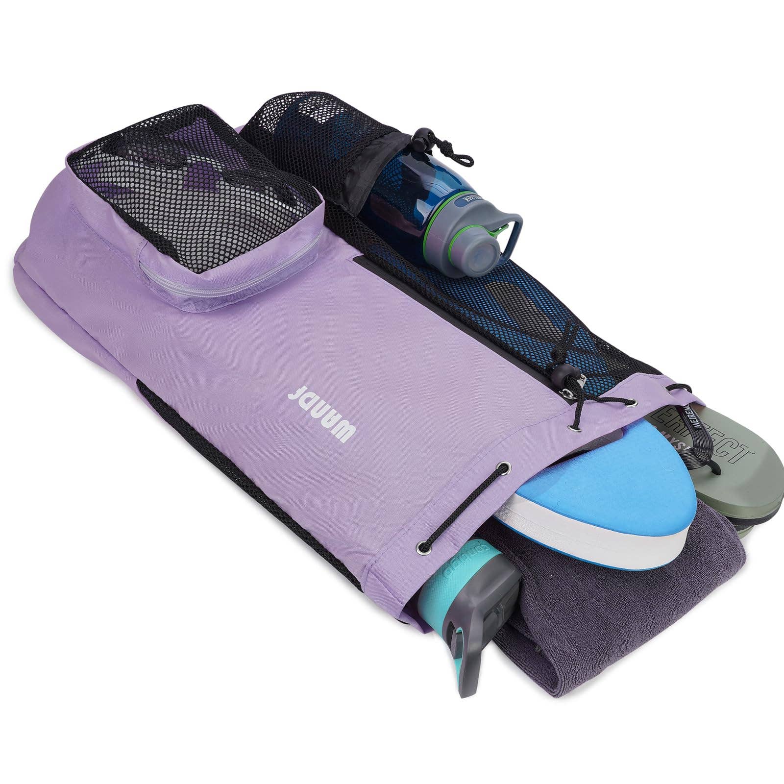 wandf - Wholesale Beach Bag - WANDF Mesh Drawstring Backpack with Wet Pocket Beach Bag98