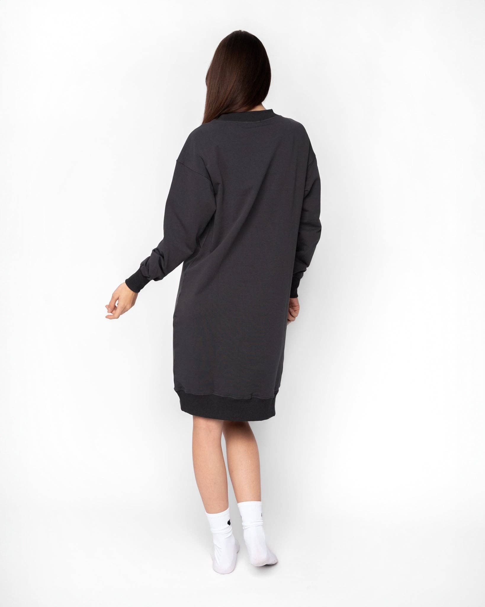 Recollection Brand - Wholesale Dress - Women's - Oversized Sweatshirt Dress15