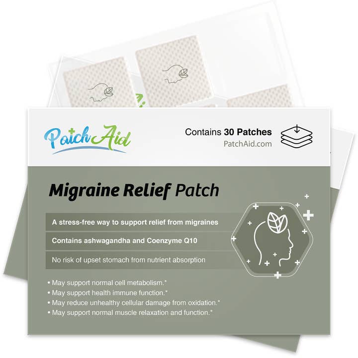 Migraine Relief Patch - Headache Relief & Relaxation Support for wholesale by PatchAid