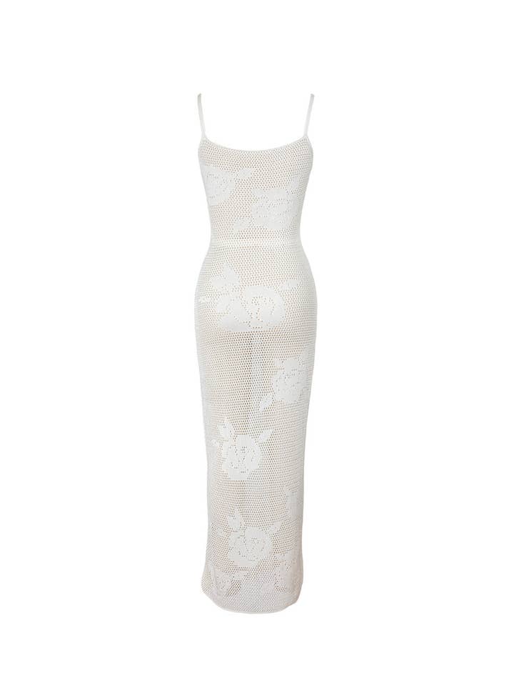 Off White 'Off White' Say It With Flowers Knit Dress for wholesale on Faire