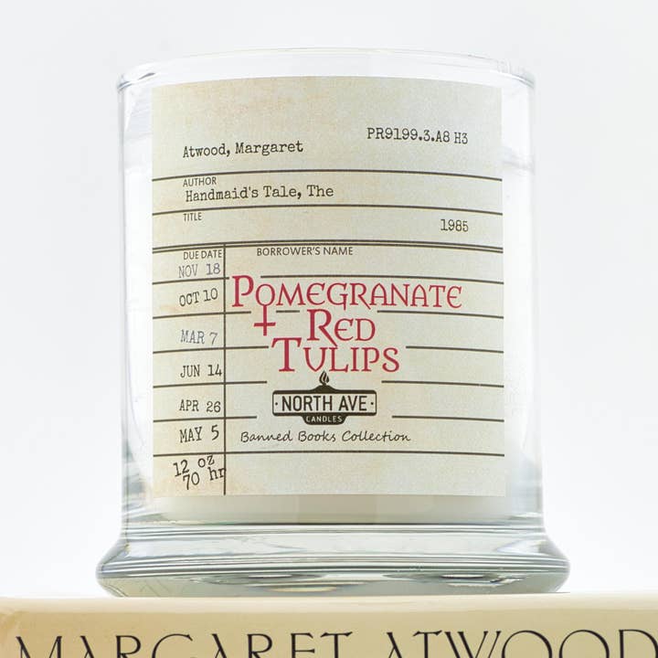 North Ave Candles - Wholesale Jar/Filled Candle - Banned Book Candle / The Handmaid’s Tale / Feminist Gift7