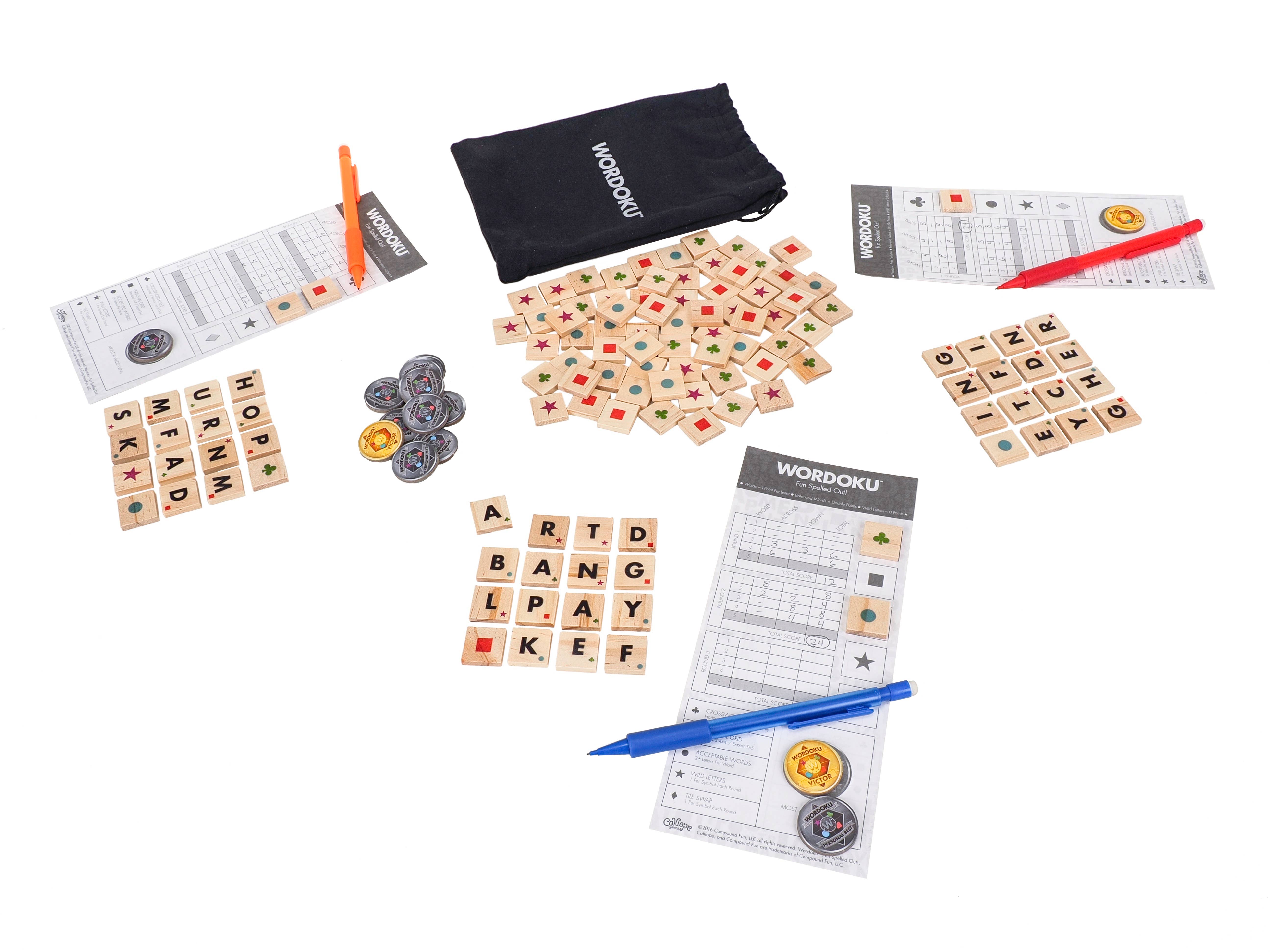 Calliope Games - Wholesale Board Game - Wordoku - Fun Spelled Out! A Crossword/Sudoku Board Game1