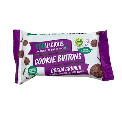 Fodilicious – Großhandel Cookie – FODMAP-arme, vegane und glutenfreie Keksknöpfe - Kakao