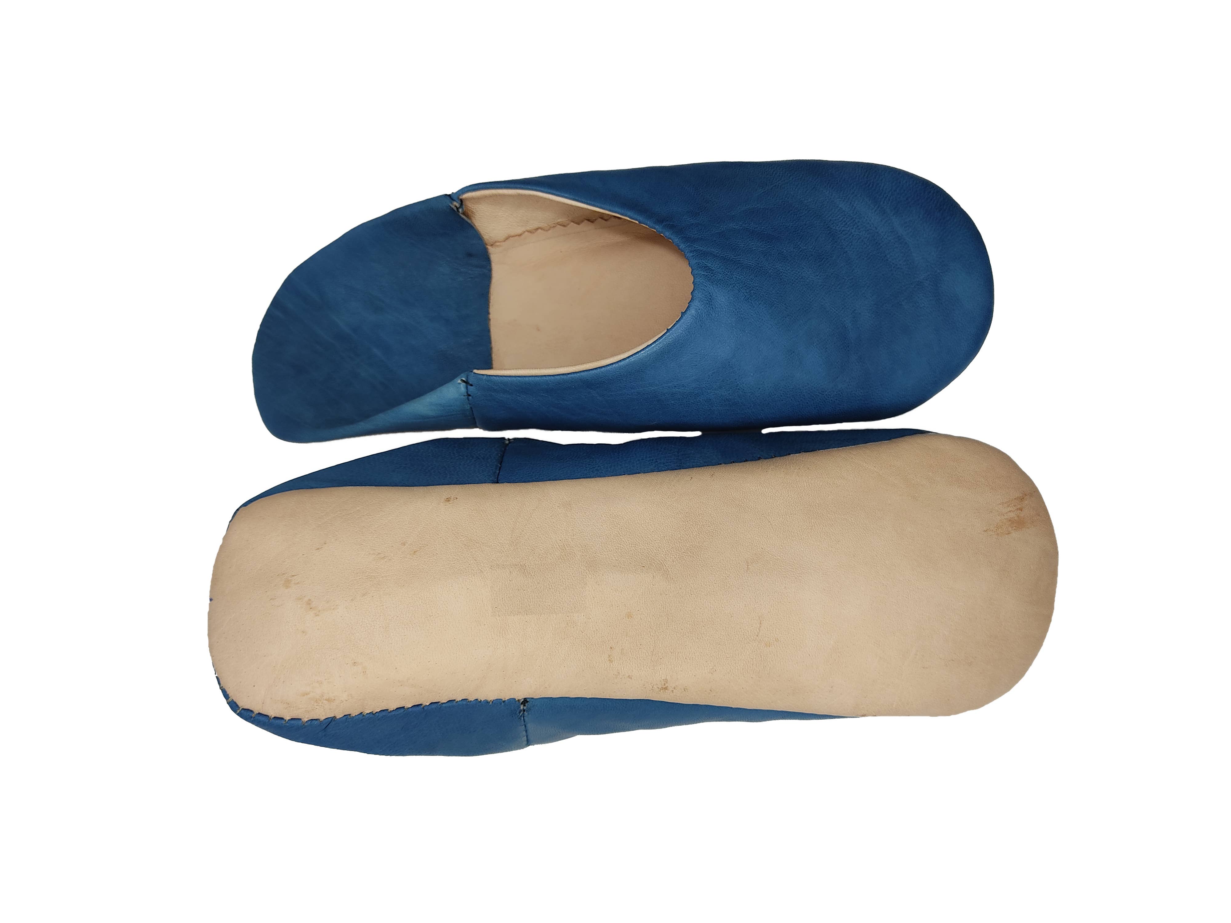 Melecraft - Venta al por mayor Zapatillas para casa - Mujer - Babuchas marroquíes para mujer hechas a mano con cuero orgánico suave3