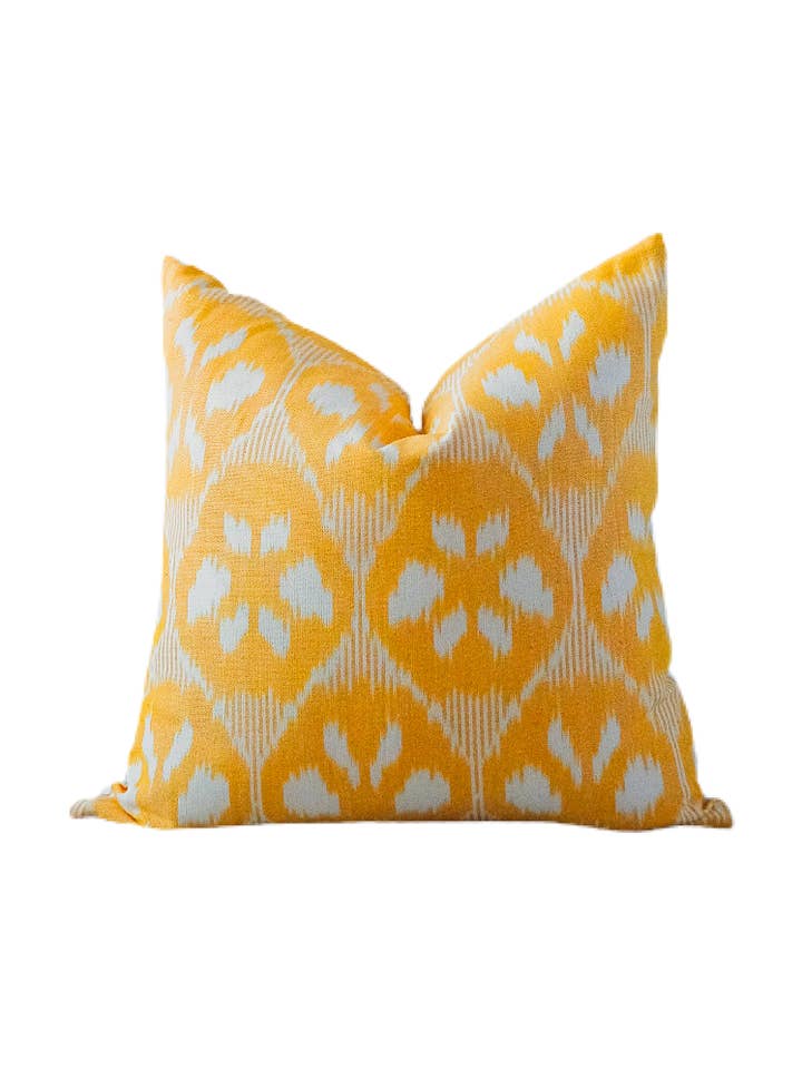 Navya - Handwoven Ikat Pillowcase for wholesale by Soil to Studio