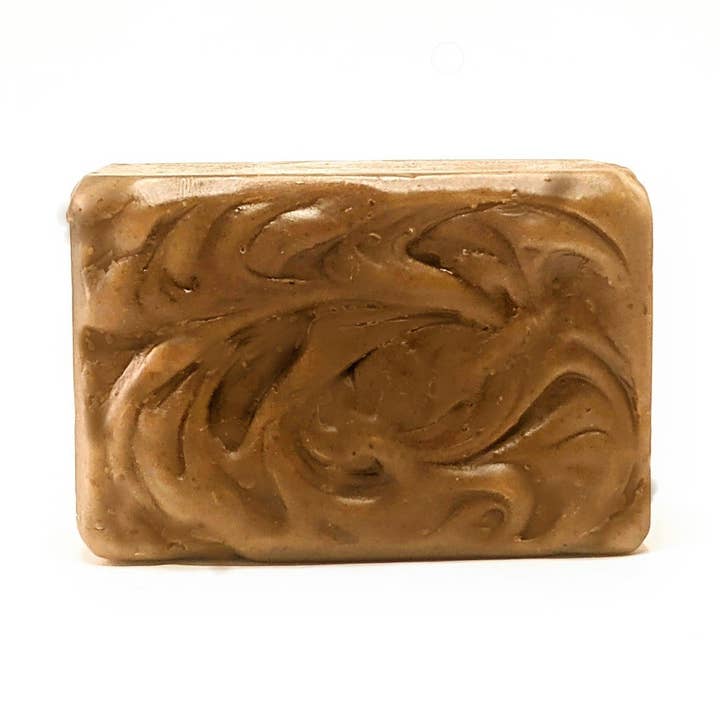 Mocha Latte Goat's Milk Soap Bar, All-Natural with Shea Butter, Oatmeal and Honey for wholesale by Thompson's Luxury Soap