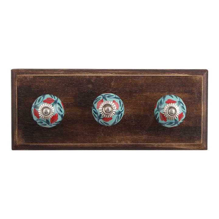 12-delige wandhaken voor zwaar gebruik, decoratieve hangers (groen) voor wholesale door Daana Paani LLC