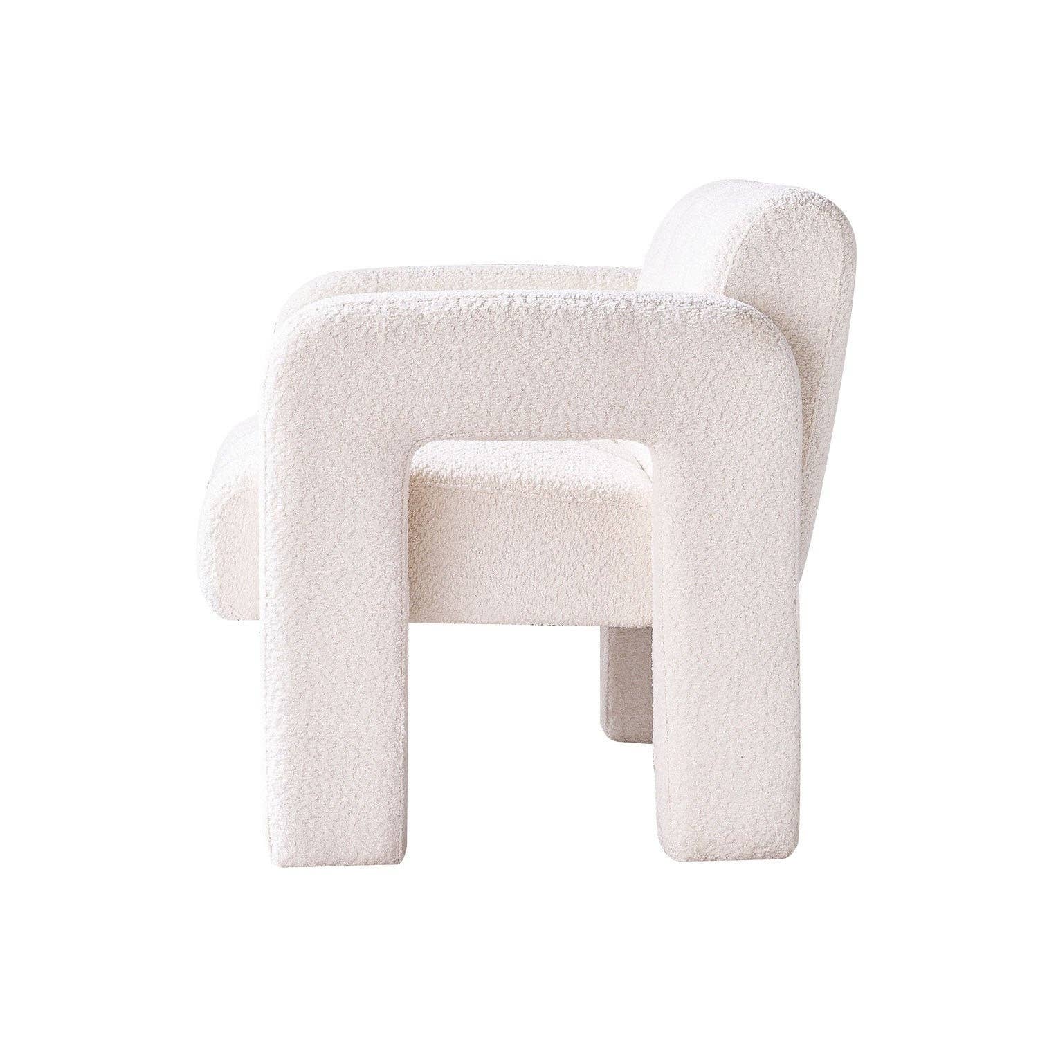 BlakOutlet - Wholesale Chair - 31.10" Wide Boucle Upholstered Accent Chair6