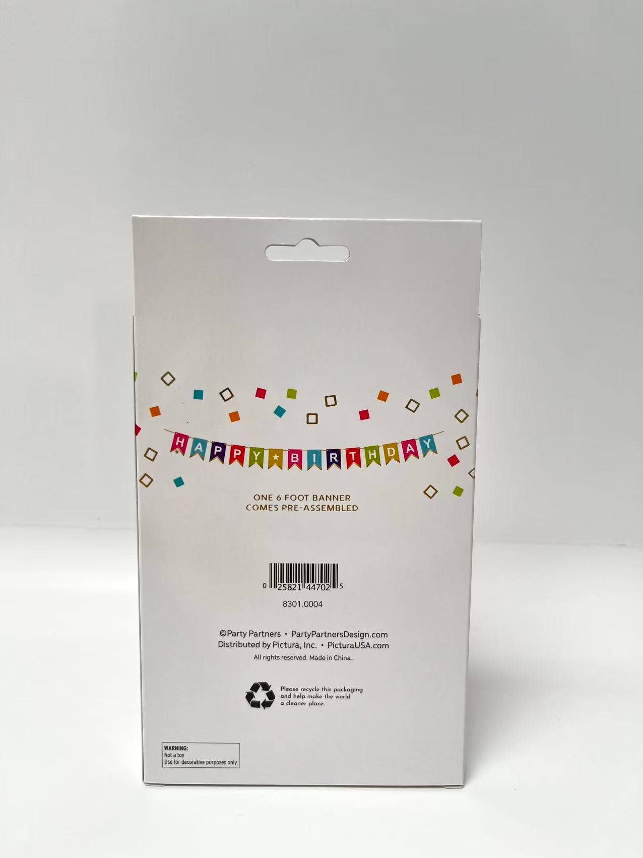 Party Partners – wholesale Party sign/banner – Bold and Bright Birthday Banner4