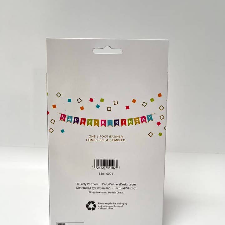 Party Partners – wholesale Party sign/banner – Bold and Bright Birthday Banner4