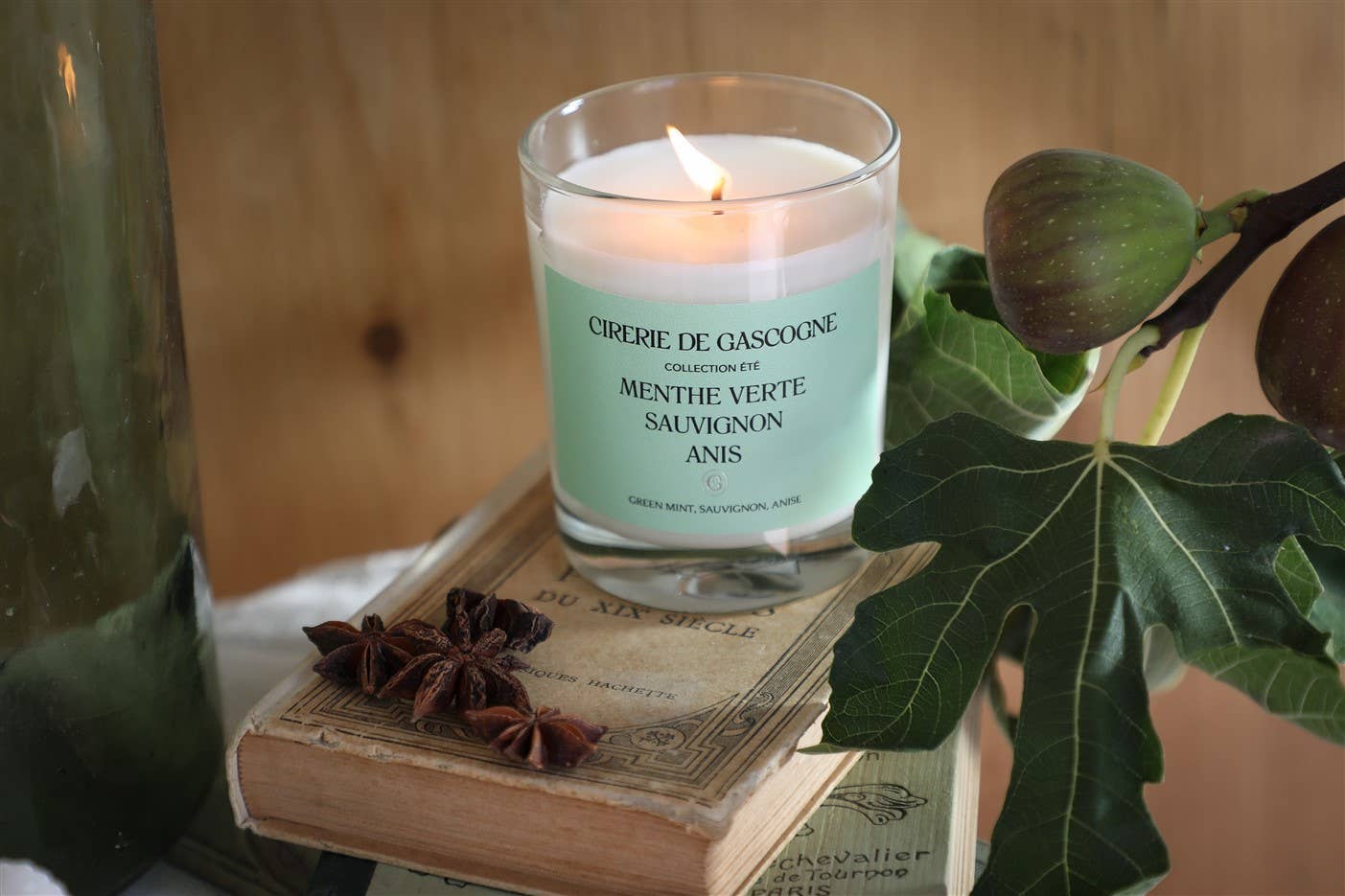 Cirerie de Gascogne (US/CAN)-Distributed by Scents of Europe - Wholesale Jar/Filled Candle - *BUY1GET1* Green Mint, Sauvignon, Anise Blend Candle