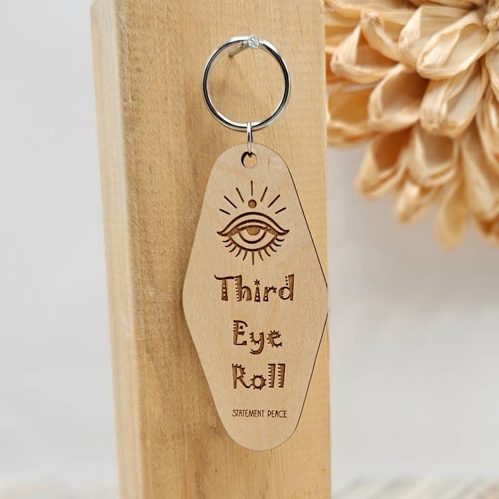 Third Eye Roll Keychain for wholesale by Statement Peace