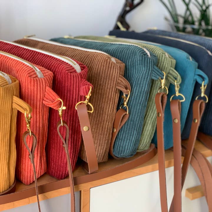 BARBE MELISSA EI - La petite canette – Engroshandel Messenger bag – Kvinder – Fløjlsskuldertaske1