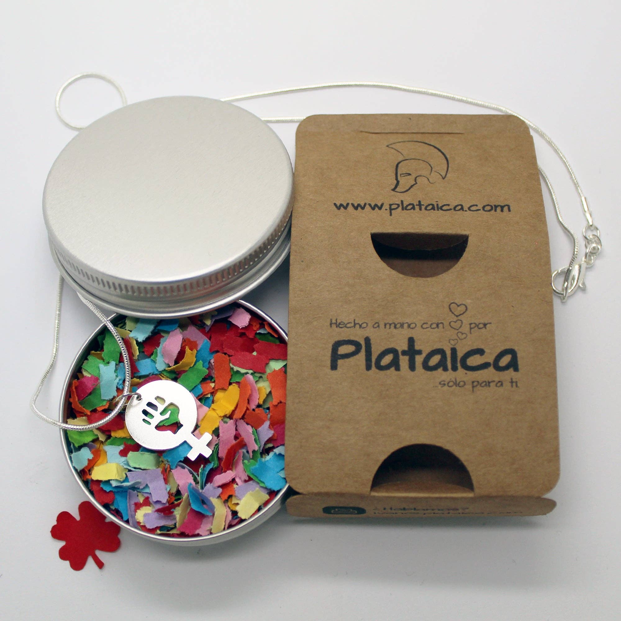 Plataica - Wholesale Pendant/Charm Necklace - Women Power 02 Pendant in 925 Silver1