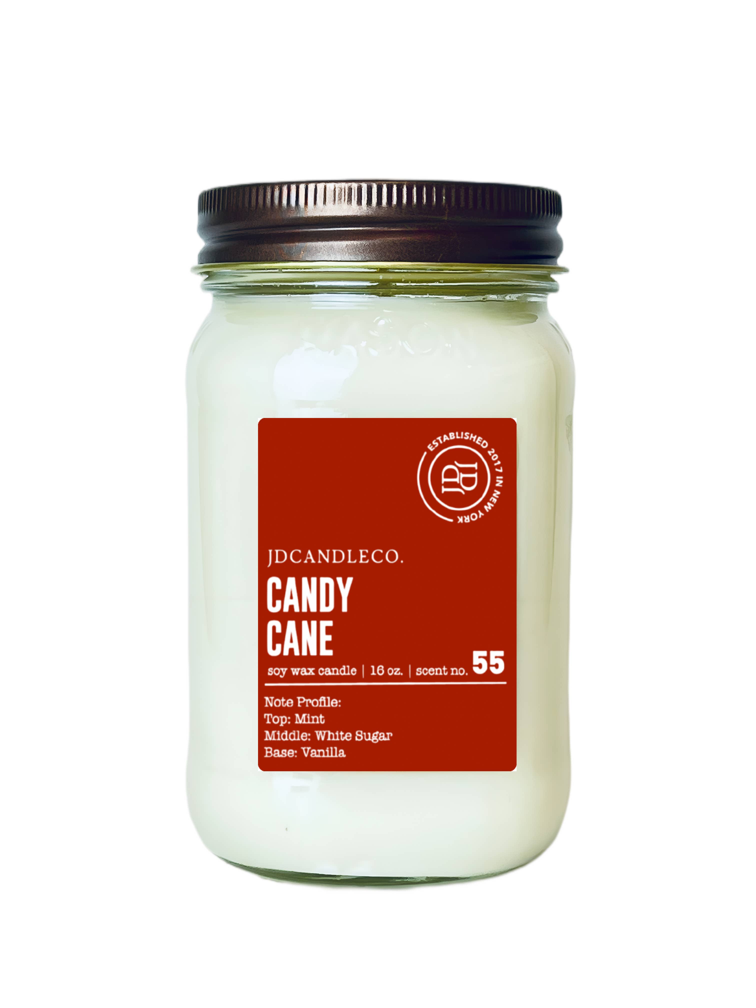 JD Candle Co. - Wholesale Jar/Filled Candle - Holiday 16 oz Mason Jar Candles2