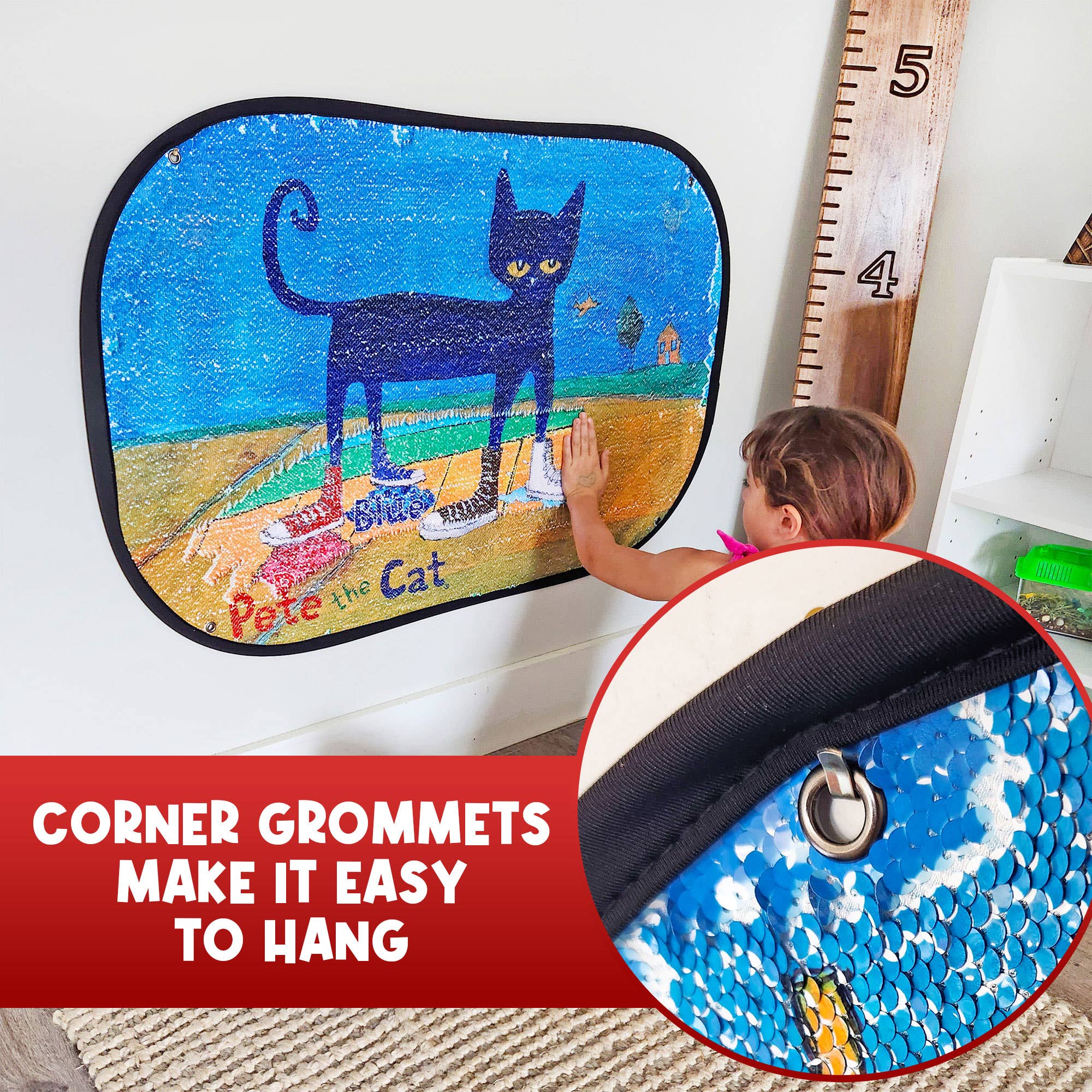 MEAVIA Toys - Wholesale Toy Set - Kids - Pete the Cat: I Love My White Shoes Reversible Sequins 5