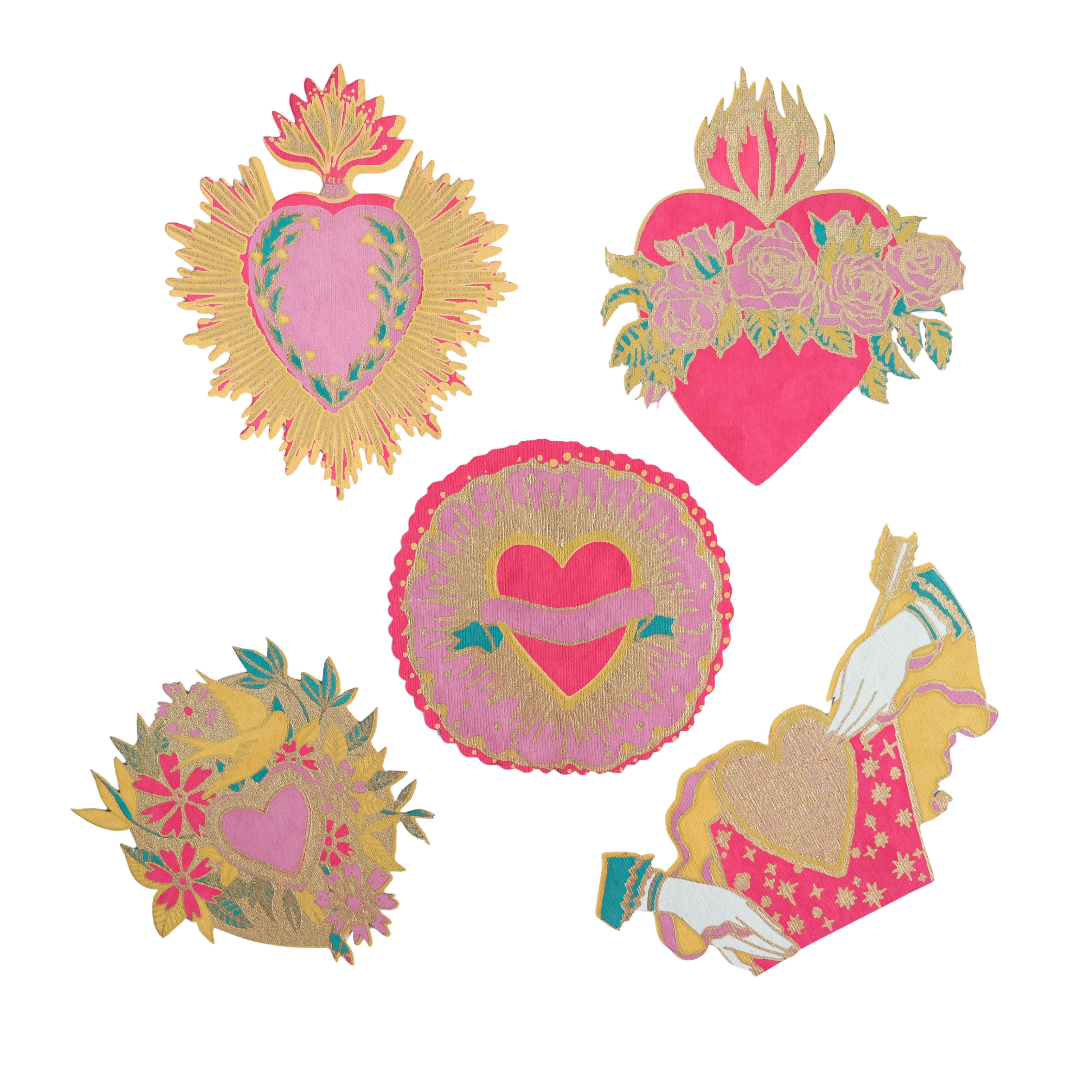 East End Press – wholesale Stationery/notecard set – Love Heart Notecards Set18