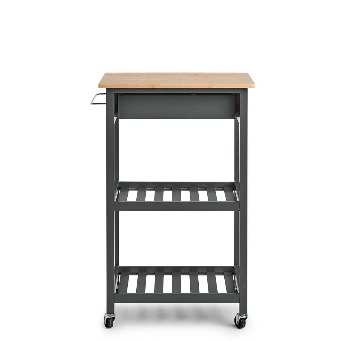 Kitchen trolley, MDF/bamboo, gray for wholesale on Faire3