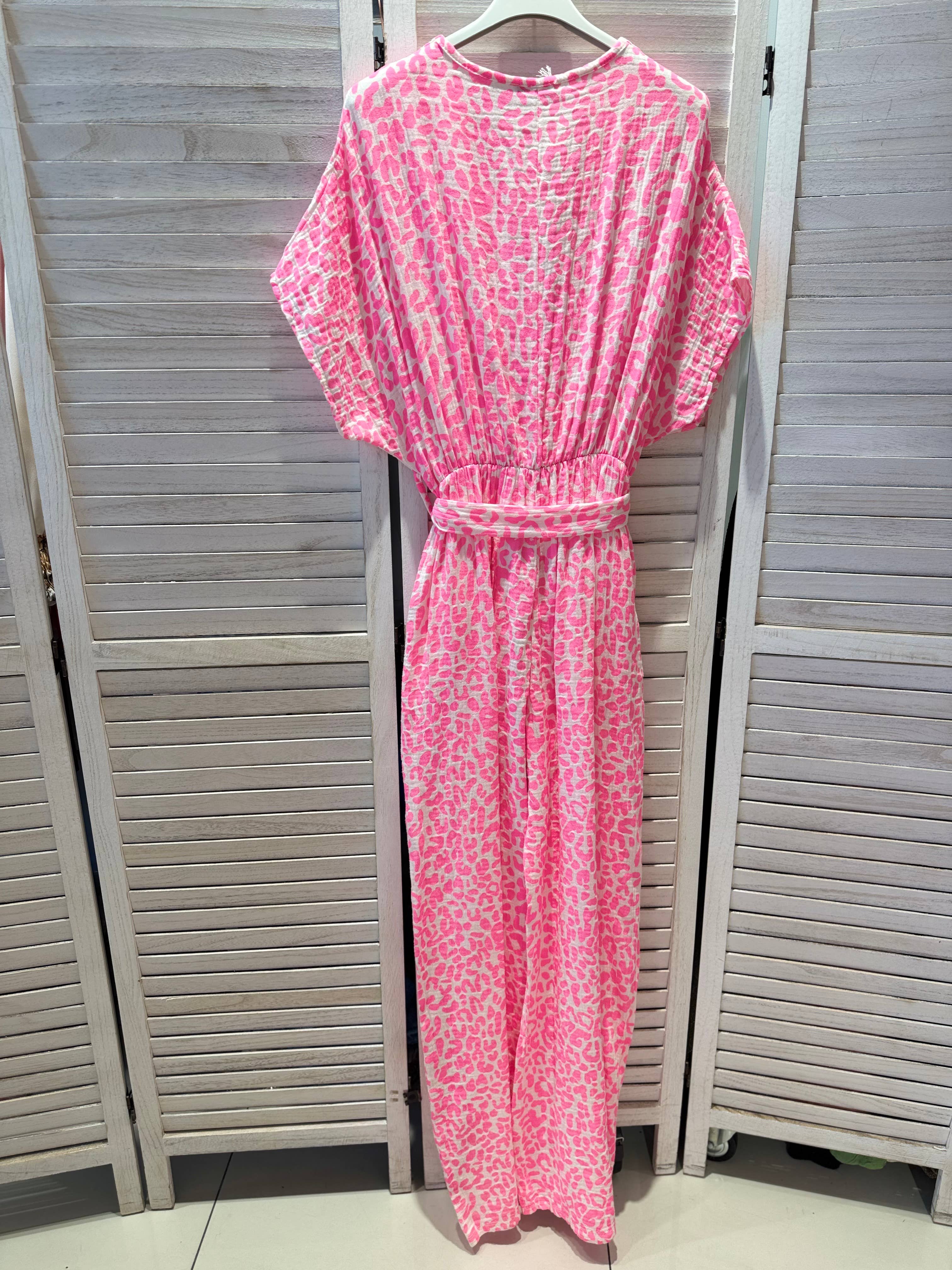 VICTORIA&ISAAC - Venta al por mayor Peto - Mujer - Mono fluido con estampado - A105-14