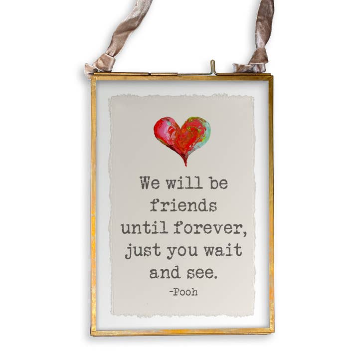 French Graffiti - Wholesale Tea Towel - We Will Be Friends13