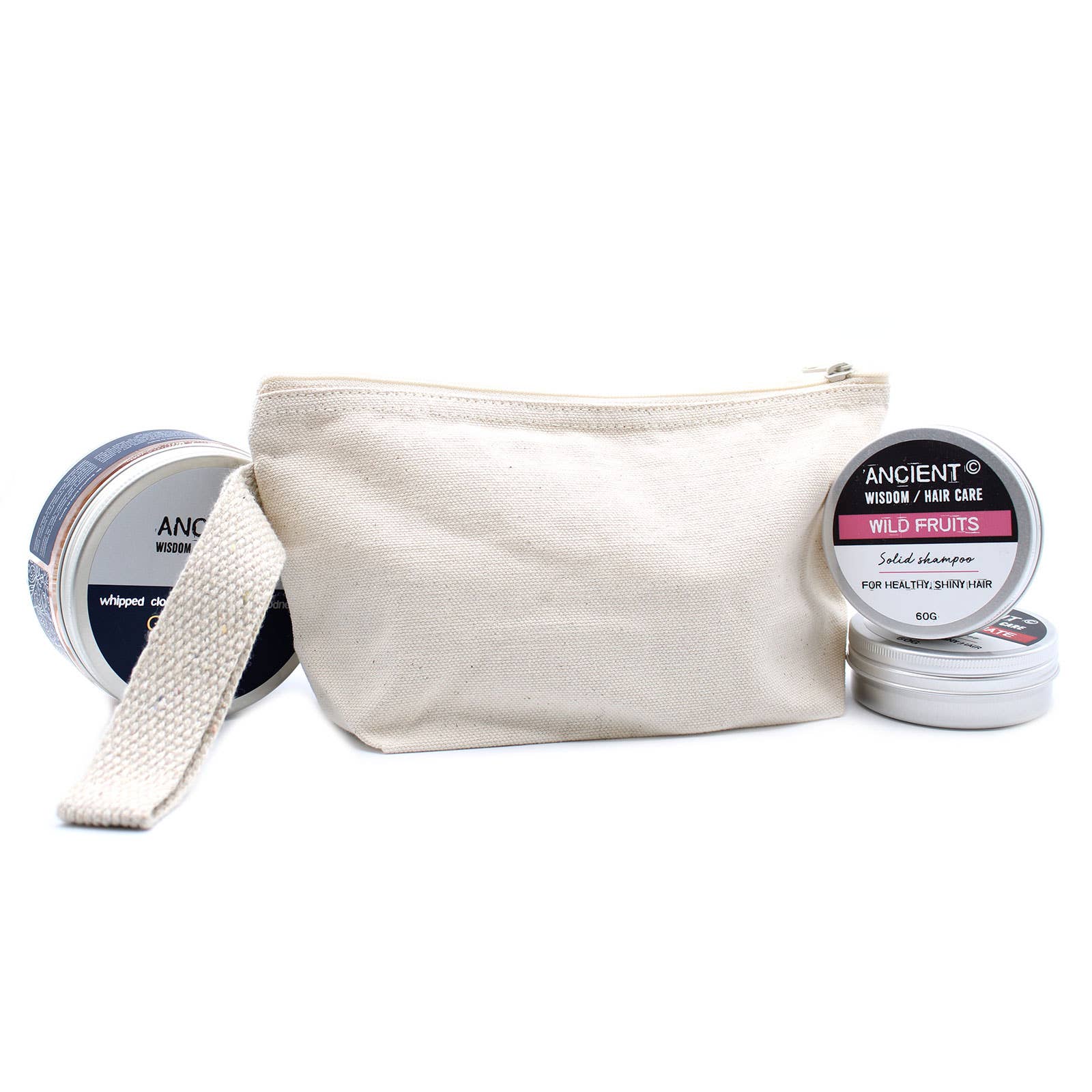 AW Artisan - Wholesale Toiletry Bag - Unisex - Natural Cotton Toiletry Bag 10 oz - Toiletry Bag with Handle1