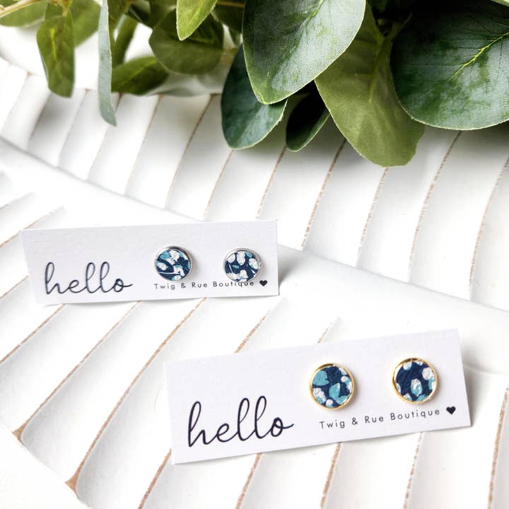 Twig & Rue boutique – Brincos de pino por atacado – Alças de botão em couro | Coleção de padrões5