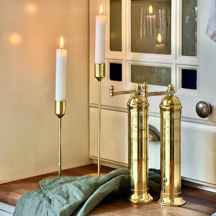 Rune-Jakobsen Design – wholesale Pepper mill – The original 'Brass Mill' - 9" pepper grinder