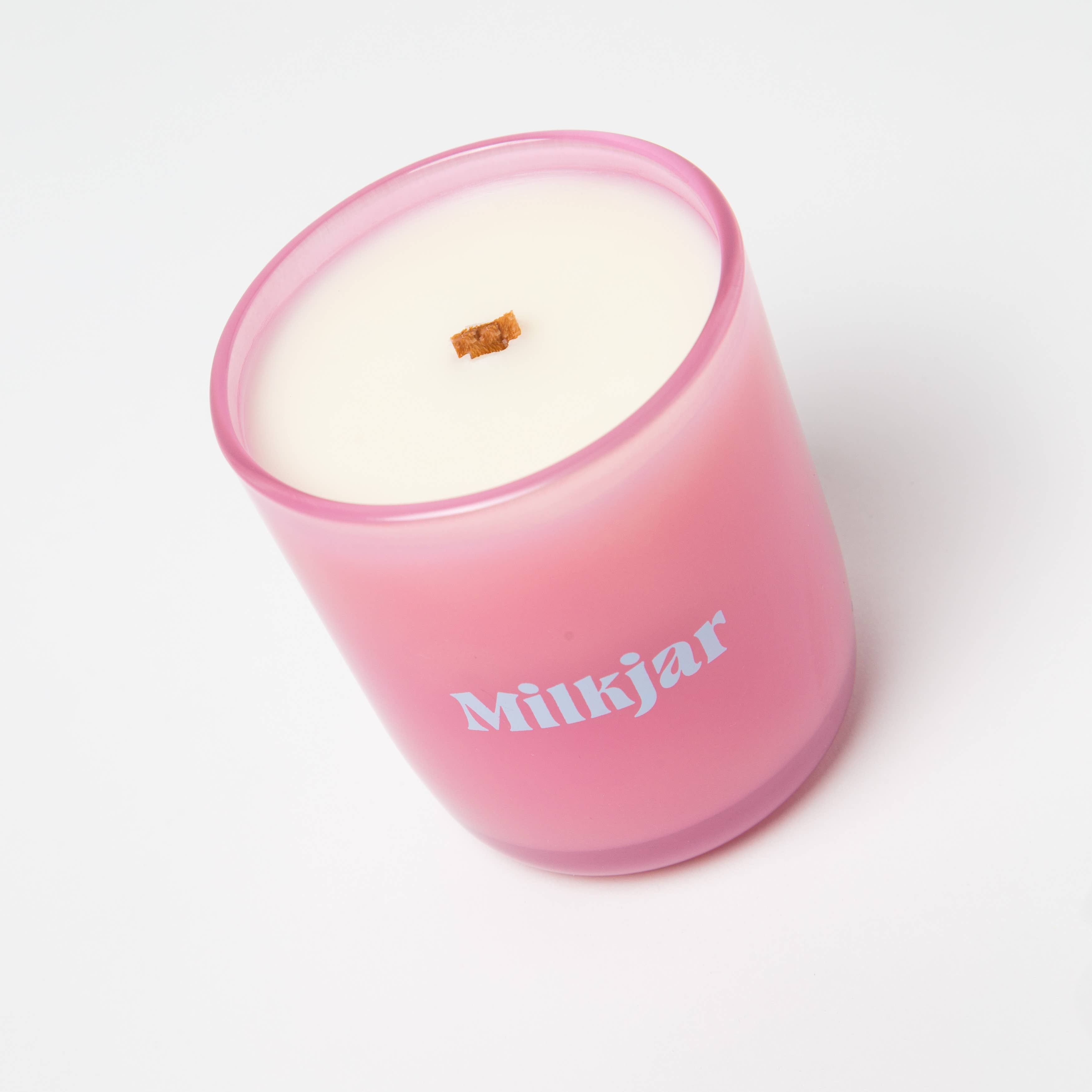 Milk Jar Candle Co. - Wholesale Jar/Filled Candle - Bloom - Essential Oil Coconut Soy 8oz Candle 12