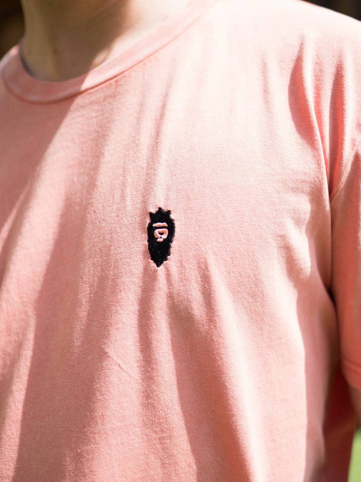 Organic Cotton Tee - Rose Clay - Vintage for wholesale by Dastaar Clothing Limited