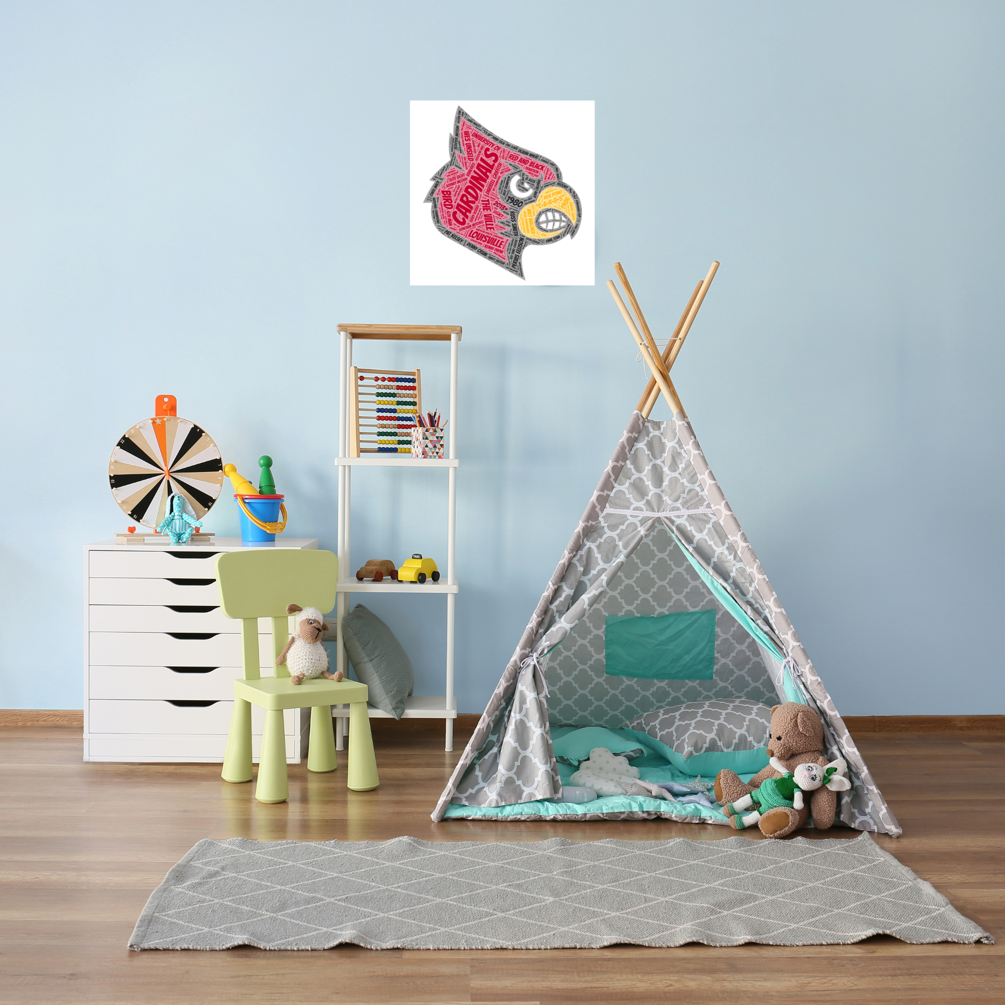 Quotables Geek Custom Designs - Wholesale Poster - Go Cardinals! (Basketball)4