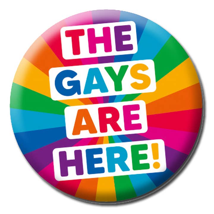 La insignia de los gays está aquí para venta al por mayor de Dean Morris Cards