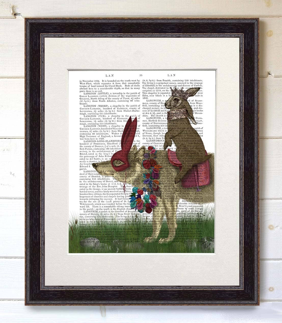 FabFunky Ltd - Wholesale Art Print - Arrival of the Hare King, Rabbit Book Print / Art Print4