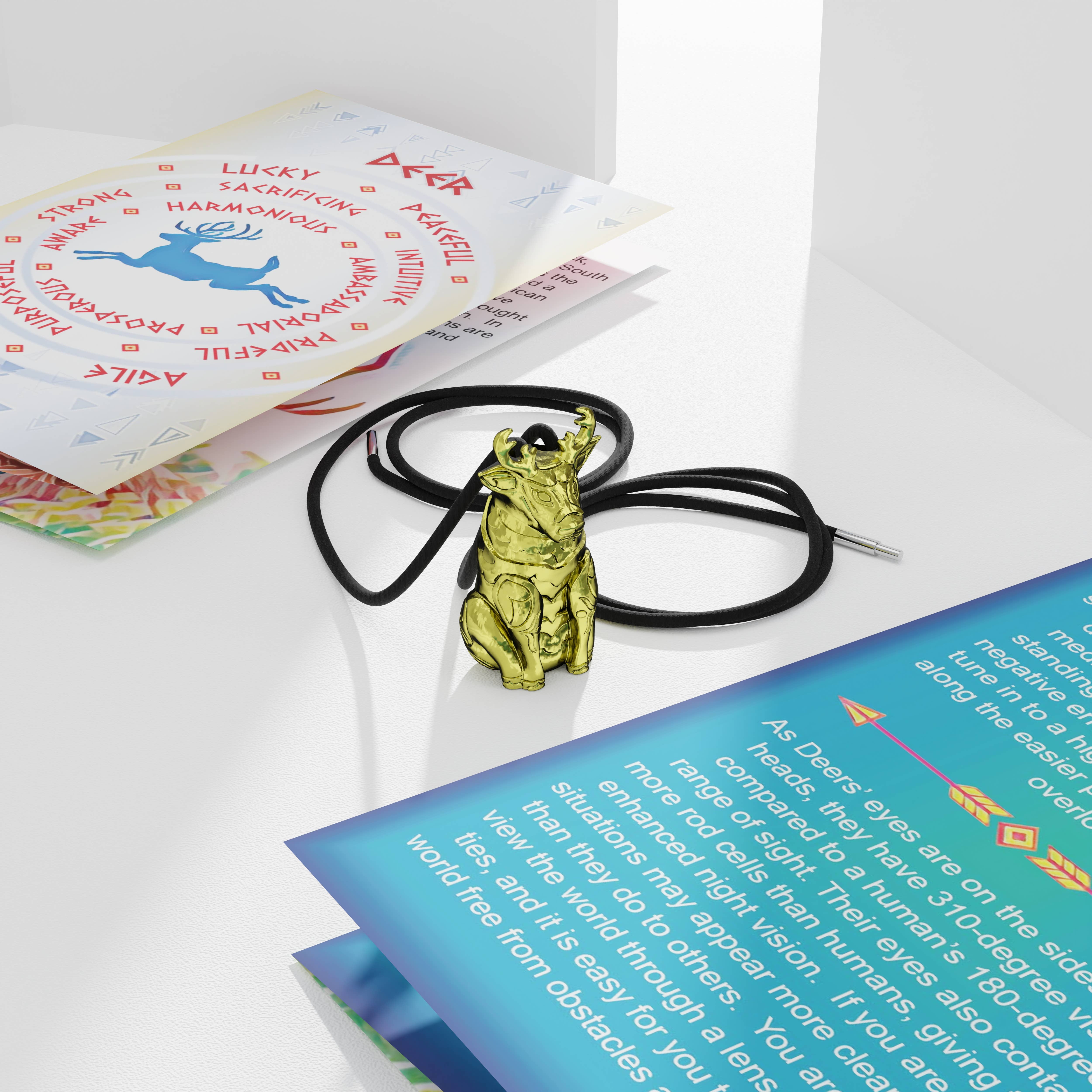 My Totem Tribe - Venta al por mayor Collares con colgantes/abalorios - Colgante Deer My Totem Tribe Spirit Animal Tribe Zodiac6