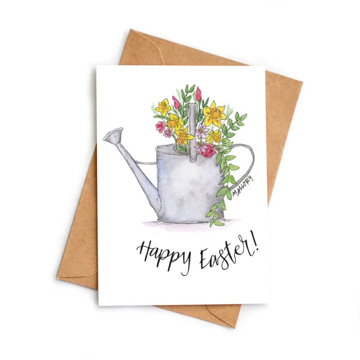 Easter Card with Daffodils for wholesale by Stem and Soul