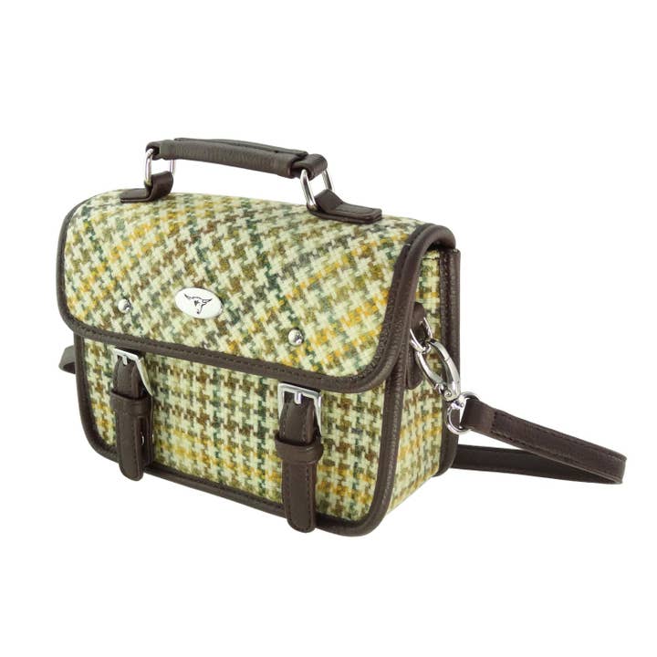 Glen Appin Of Scotland – Engroshandel Skuldertaske – Kvinder – LB1230 Harris Tweed 'Bervie' Mini Skuldertaske29