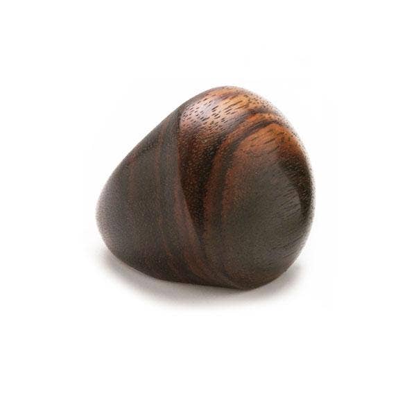 Rounded Brown wood Statement Cocktail Ring jewelry Gift
for wholesale by BRANCH JEWELLERY
