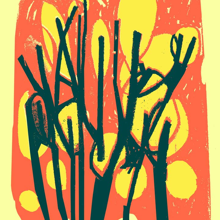 'Lemon Tree' Giclée Print for wholesale by RUDE