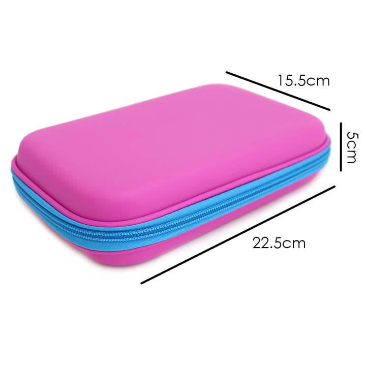 Powell Creative Products Ltd – wholesale Pencil case/pouch – Hard Shell Pencil Cases with Compartments in Various Colours1
