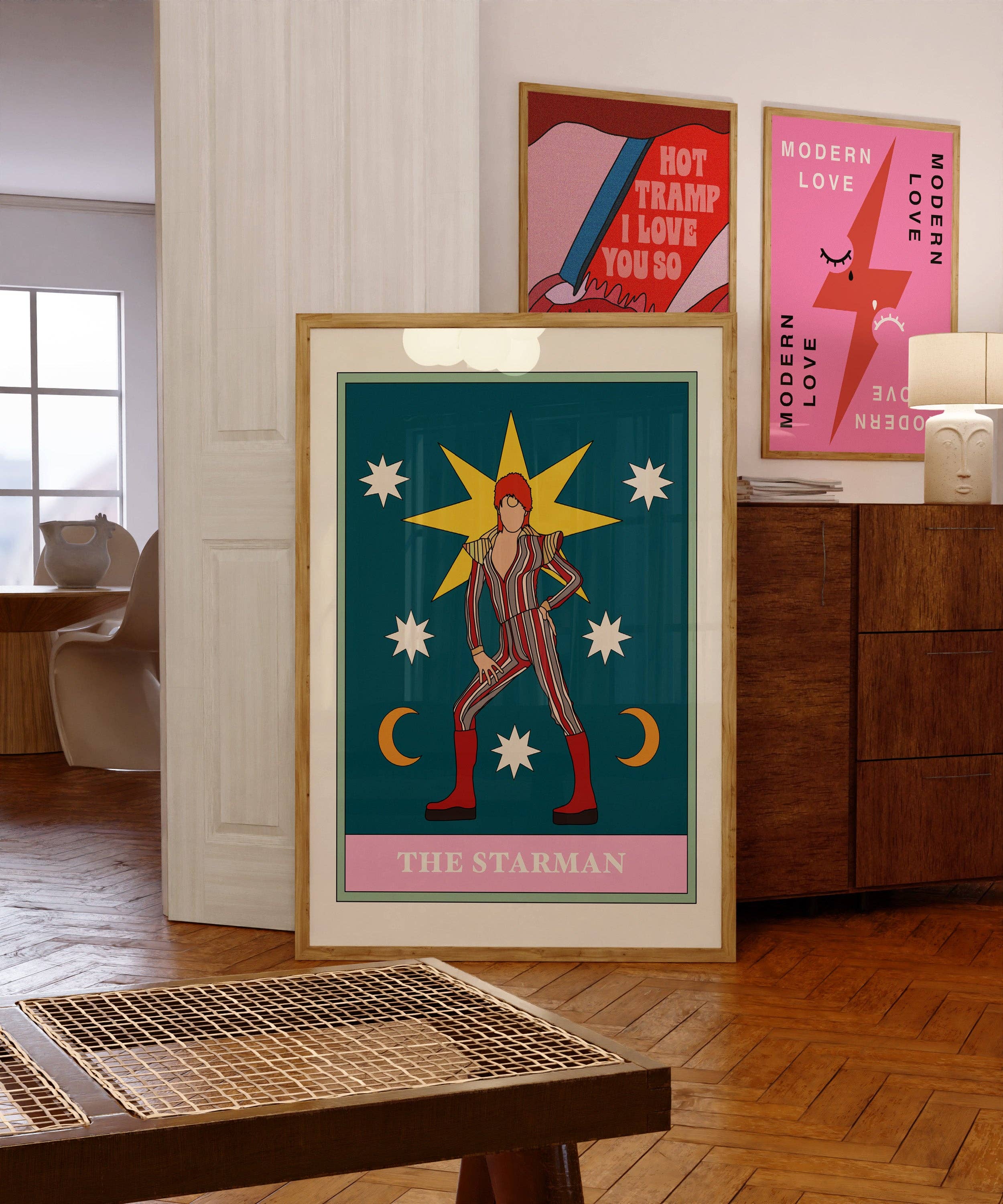 Twisted Rebel Designs - Wholesale Art Print - The Starman David Bowie Tarot Art Print2