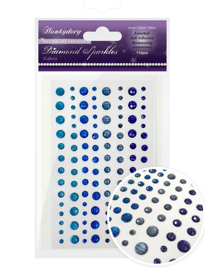 Diamond Sparkles Gemstones - Midnight Shimmer - Galaxy for wholesale by Ecstasy Crafts Distributing