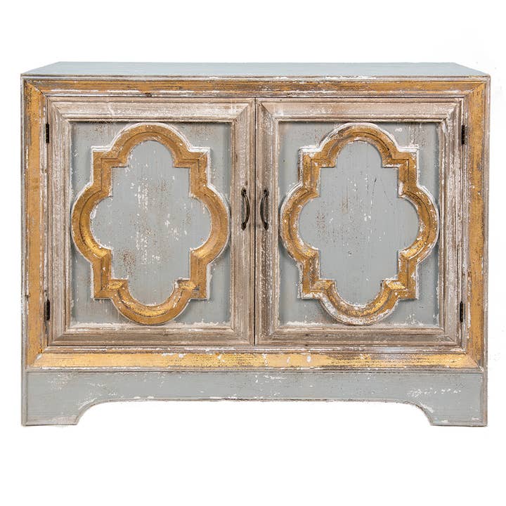 5H0564 Byråa 120x38x91 cm Beige Grå Trä byrå för wholesale av Clayre & Eef