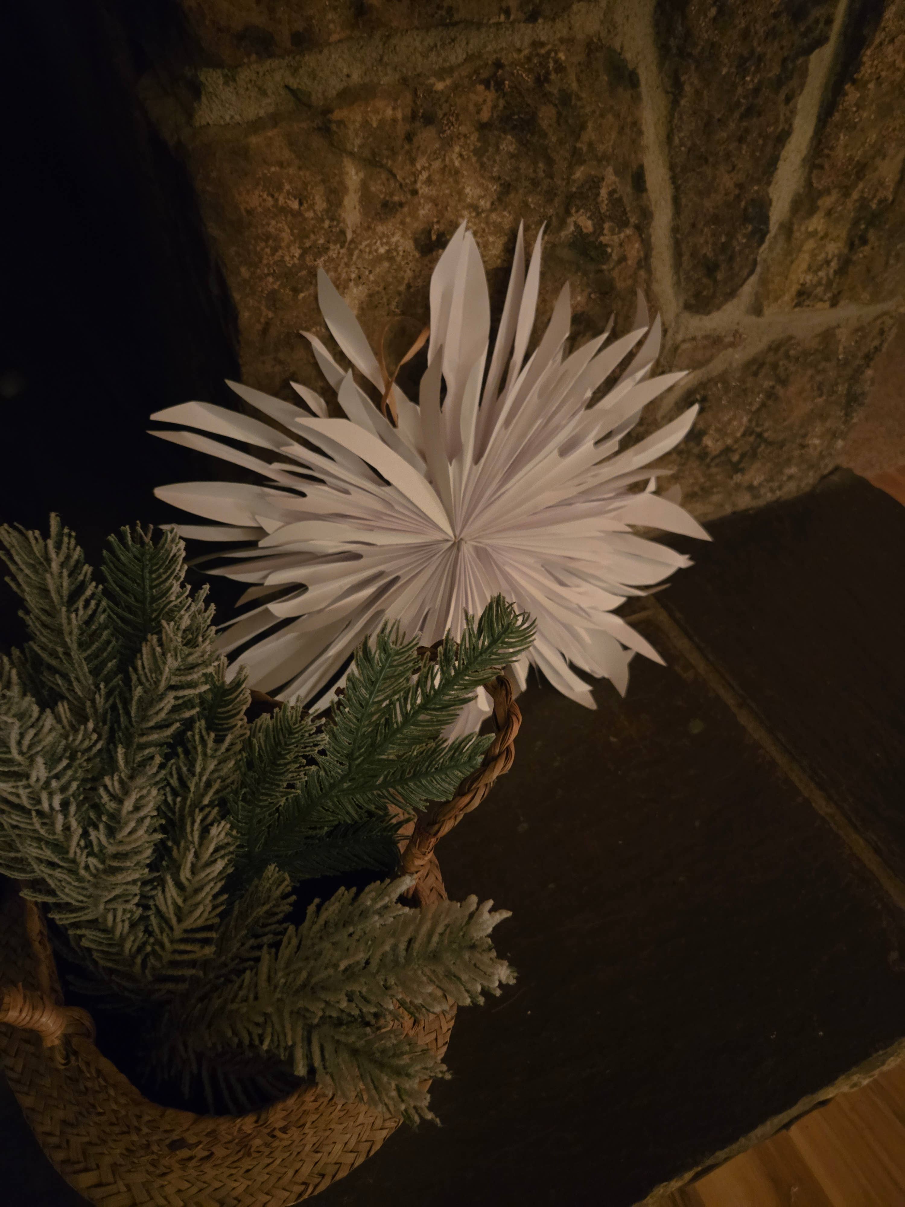 Beautiful Things By Bec - Wholesale Christmas Decoration - Weihnachtsstern Paper Dalhia, Nordic Paper Christmas Star3