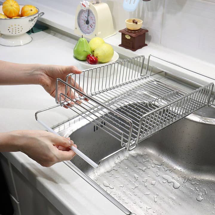 Nineware - Wholesale Dish Drying Mat/Rack - Expandable in-Sink Dish Drying Rack, Adjustable Space Saving13