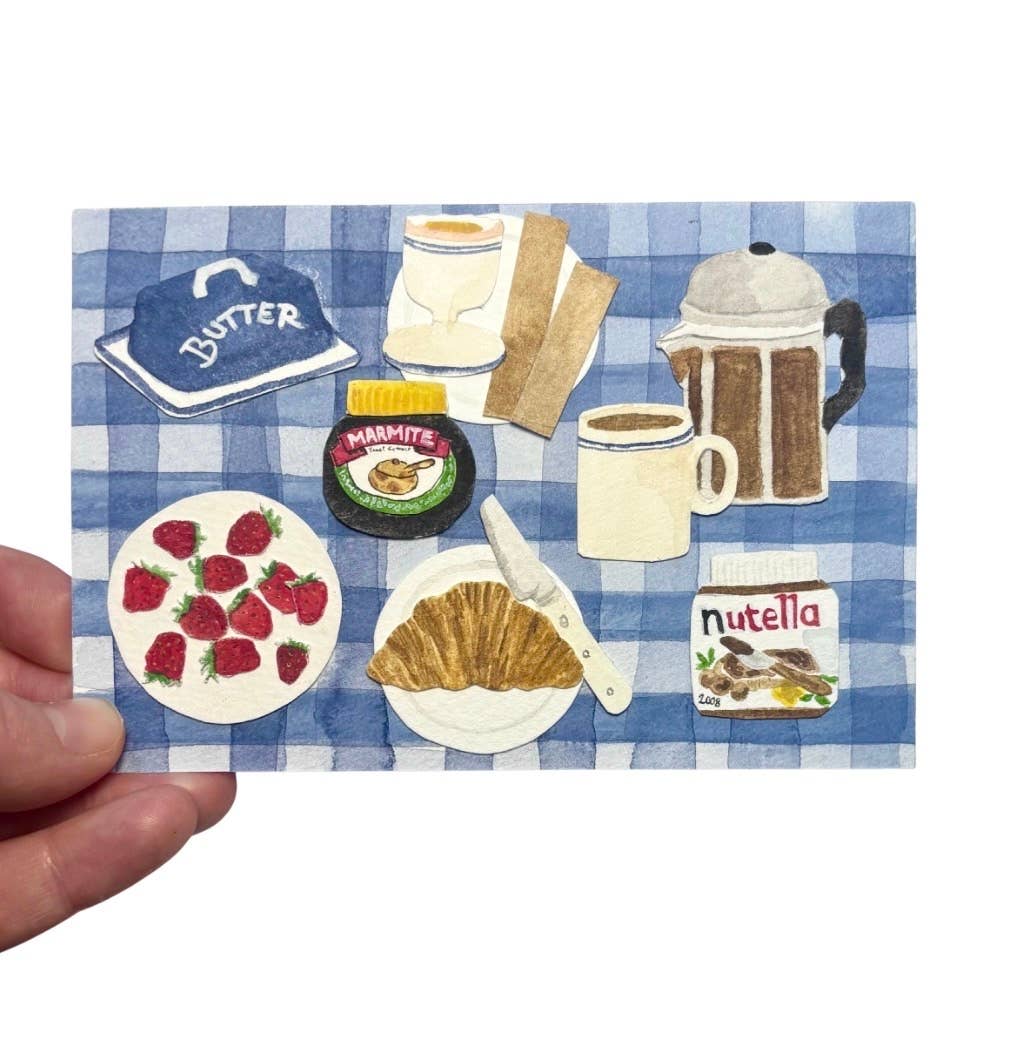 Mimi Dickson - Wholesale Everyday Greeting Card - A morning in January, Greetings Card1